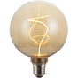 Hama LED-Gloeidraadlamp E27 Sphere G125 Amber Helder Extra Warm White DIMB.
