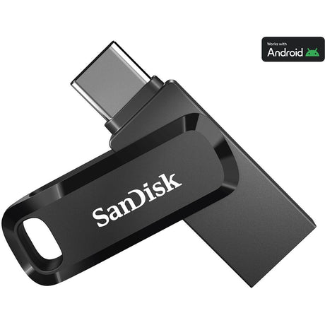 SanDisk Ultra Dual USB Flash Drive Go 2TB USB-C Black
