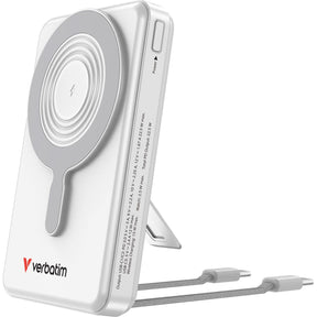 Verbatim 32273 PowerBank Magnetic Wireless 10000 mAh C+C Display Silver