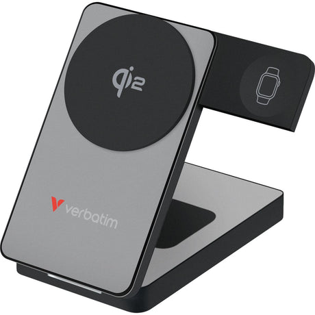 Verbatim 32295 Foldable 3-IN-1 Qi2 Magnetic Wireless PowerBank 10000 mAh Grey