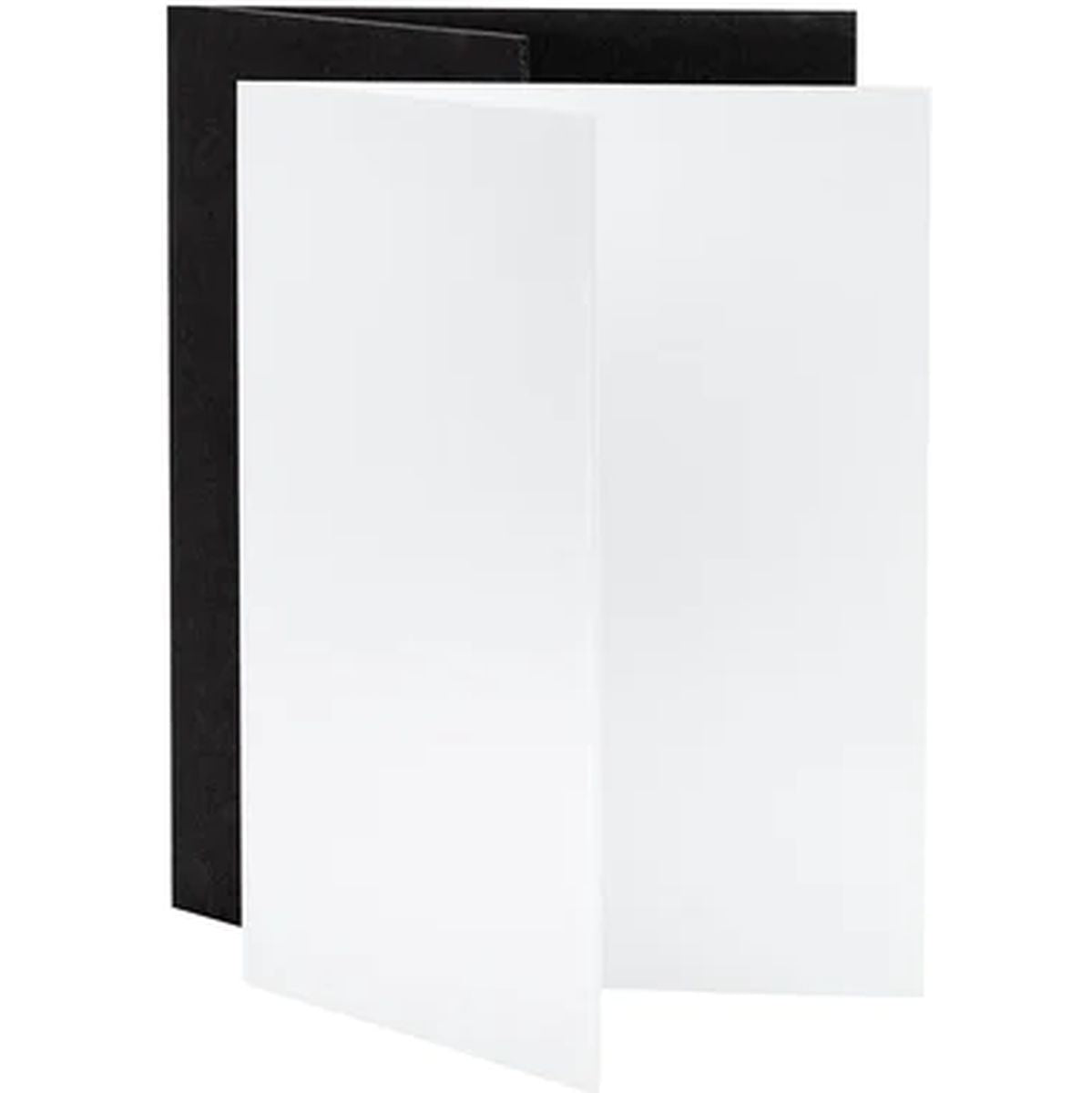 V-Flat World Tabletop V-Flats - Small (12"'X18'') 2X White 2X Black