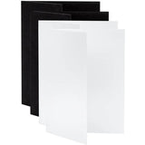 V-Flat World Tabletop V-Flats - Small (12"'X18'') 2X White 2X Black