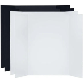 V-Flat World Tabletop V-Flats - Large (7.5cmx10cm) 2X White 2X Black