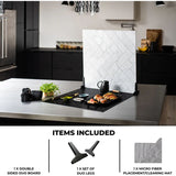 V-Flat World Zigzag Marble White/Zigzag Marble Black - XL