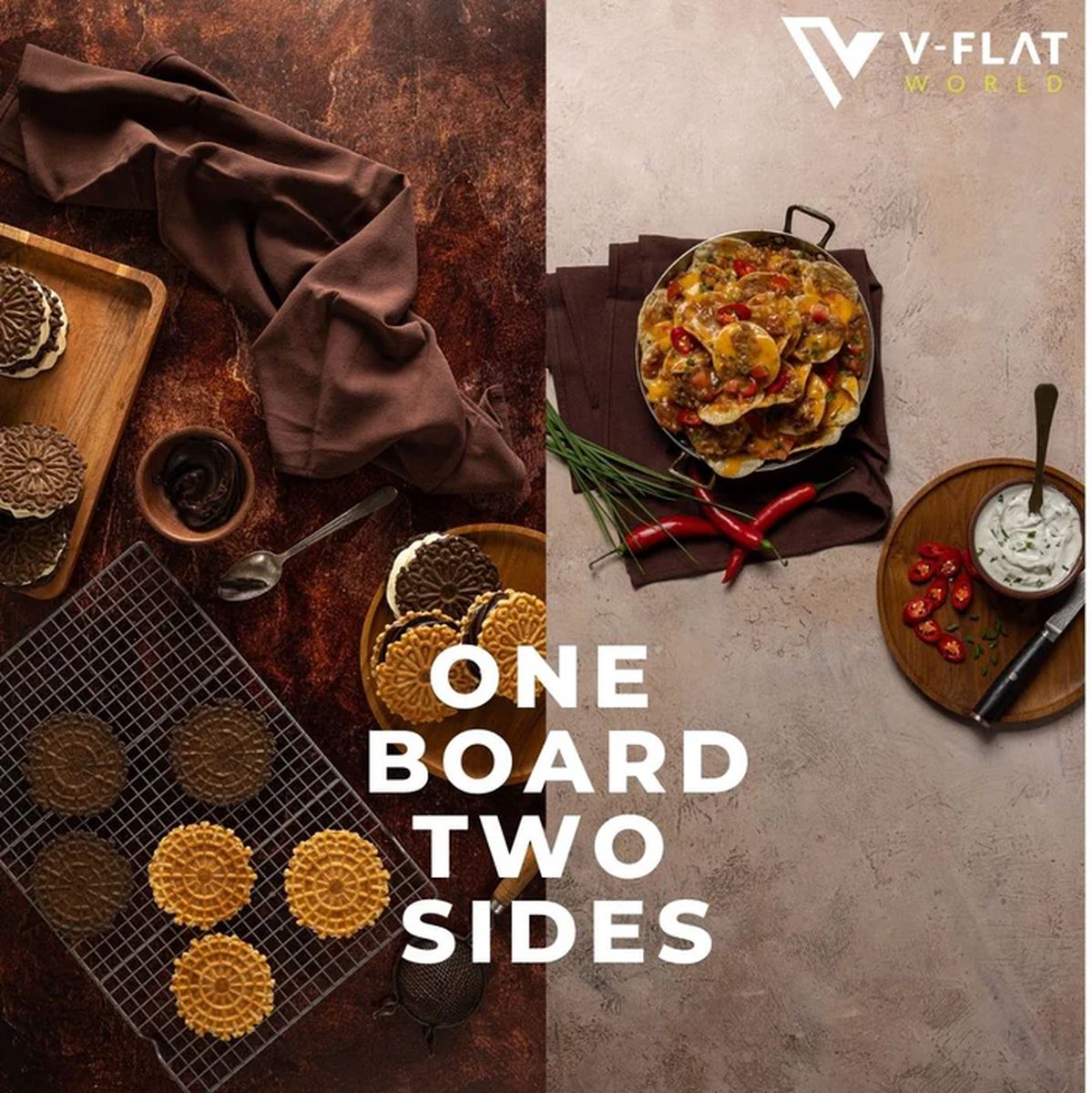 V-Flat World Dark Roast/Moroccan Mud - XL