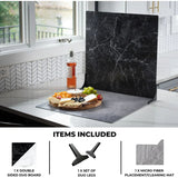 V-Flat World Onyx Marble/Alpine Marble