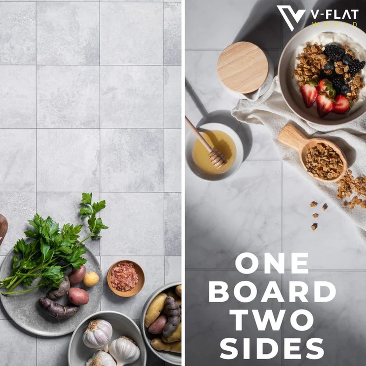 V-Flat World Wisp Tile/Pebble Tile