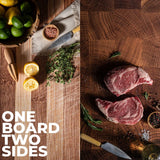 V-Flat World Aged Cutting Board/Butchers Board - XL