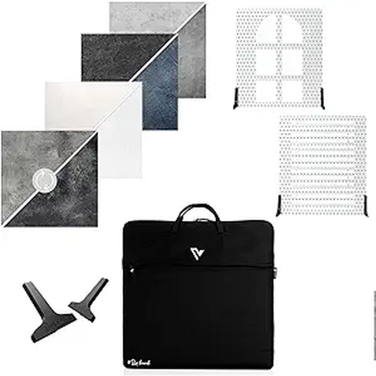 V-Flat World Stone Kit (4X Duo Boards 24x24" 2 Shadow)