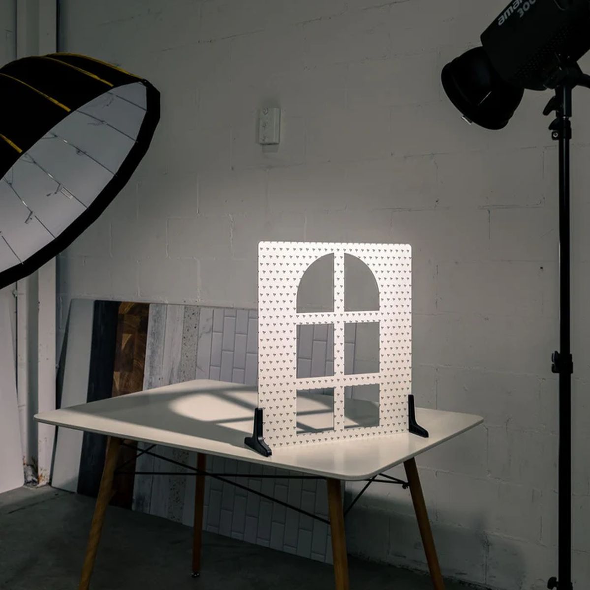 V-Flat World Shadow Boards - Arched Window