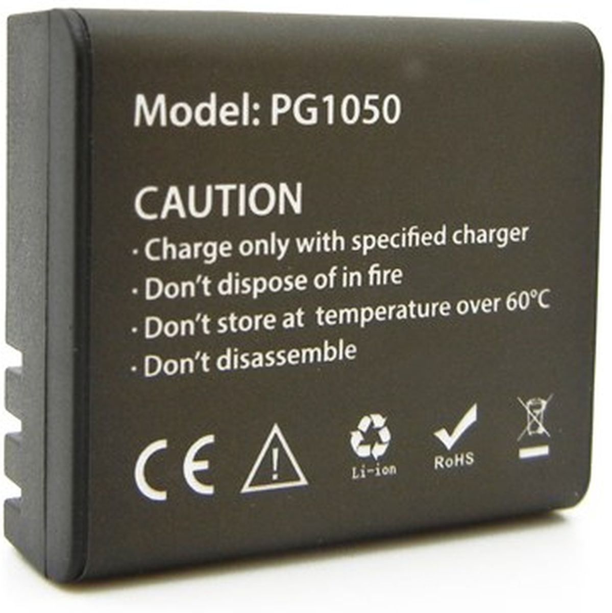 GoXtreme Battery For Enduro Black Pioneer Rebel Rallye Enduranc