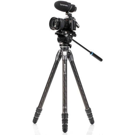 Benro Tortoise Carbon Tripod w/ S4PRO Videokop 24C Leveling Base TTOR24CLVS4PRO - image 3 of 5
