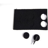 Rycote Black Undercovers (w/ 100XSTICKIES) - Pack/100USES