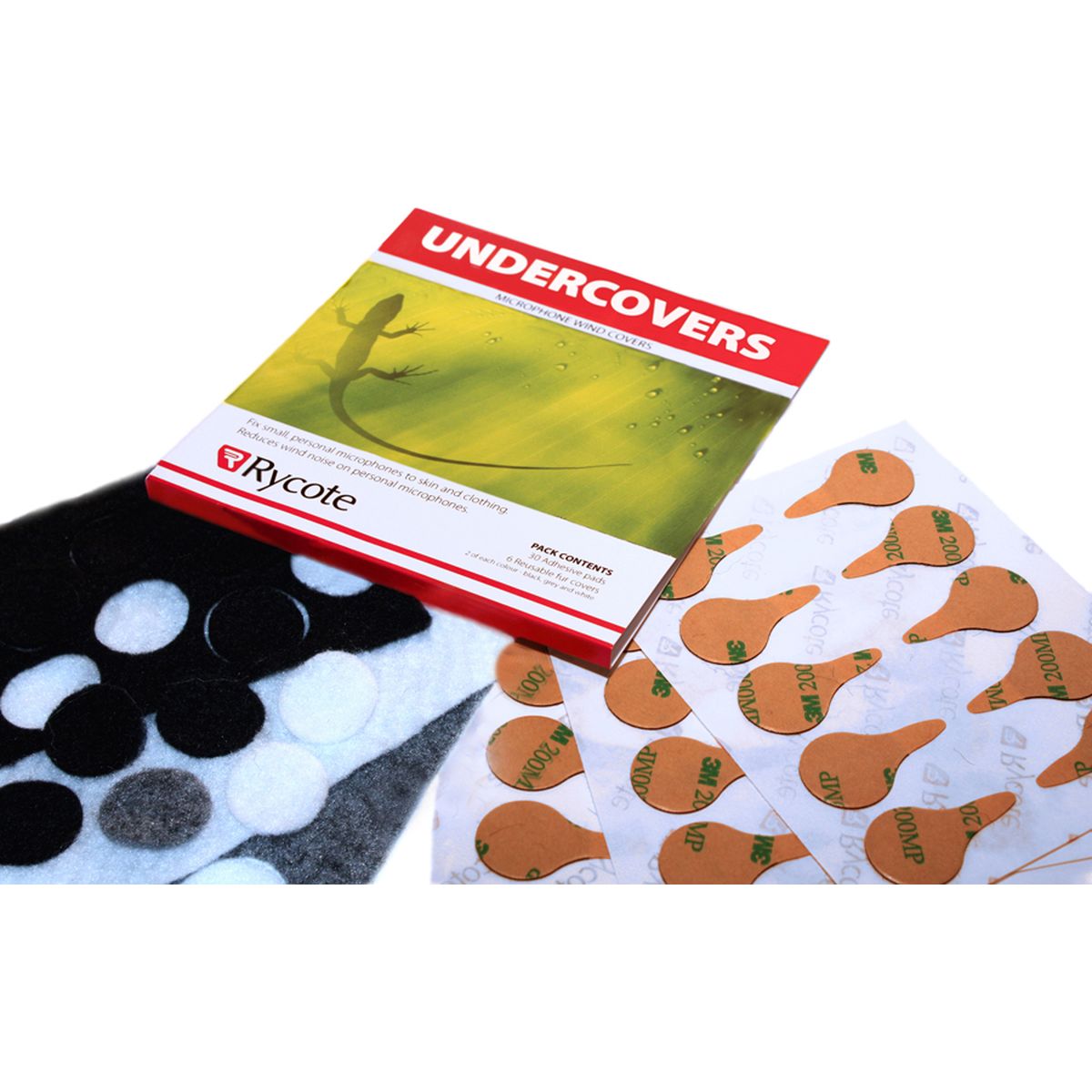 Rycote White Undercovers (w/ 100XSTICKIES) - Pack/100USES - image 2 of 2