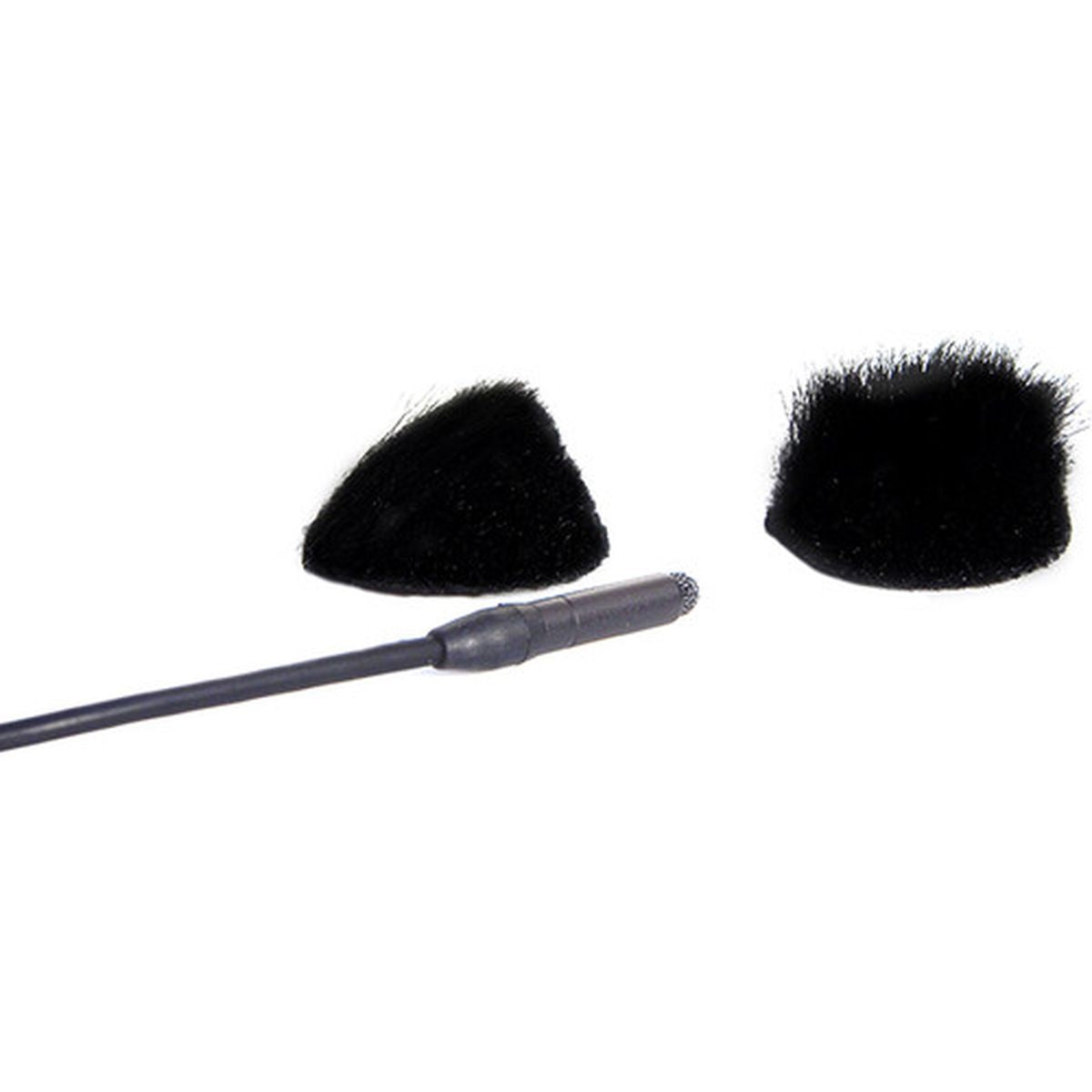 Rycote Black Overcovers: 30 X Stickies & 6 X Black Fur Discs