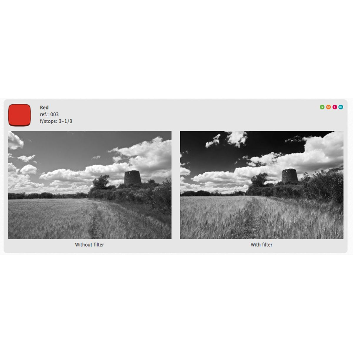 Cokin Filter P003 Red