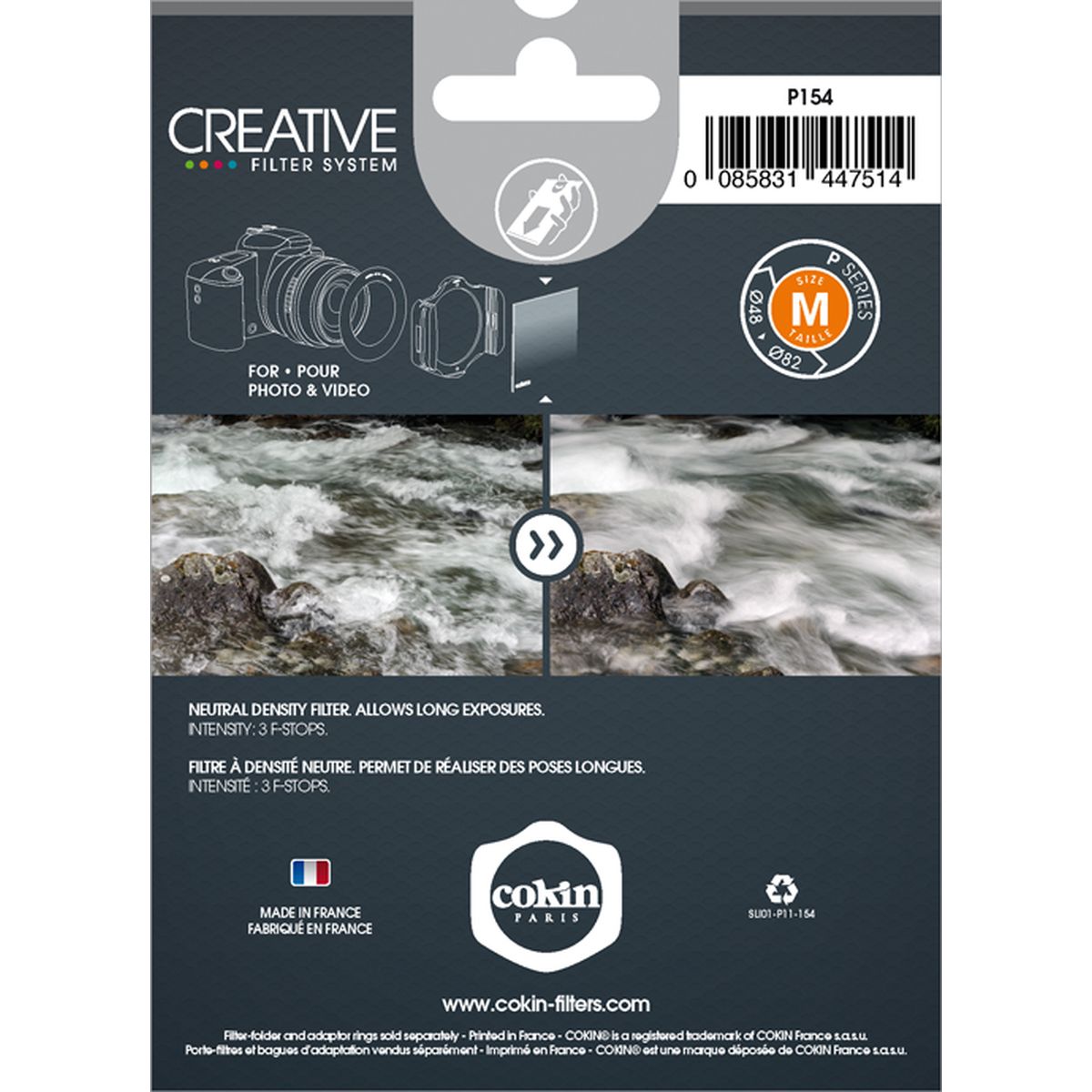 Cokin Filter P154 Neutral Grey ND8 (0.9)