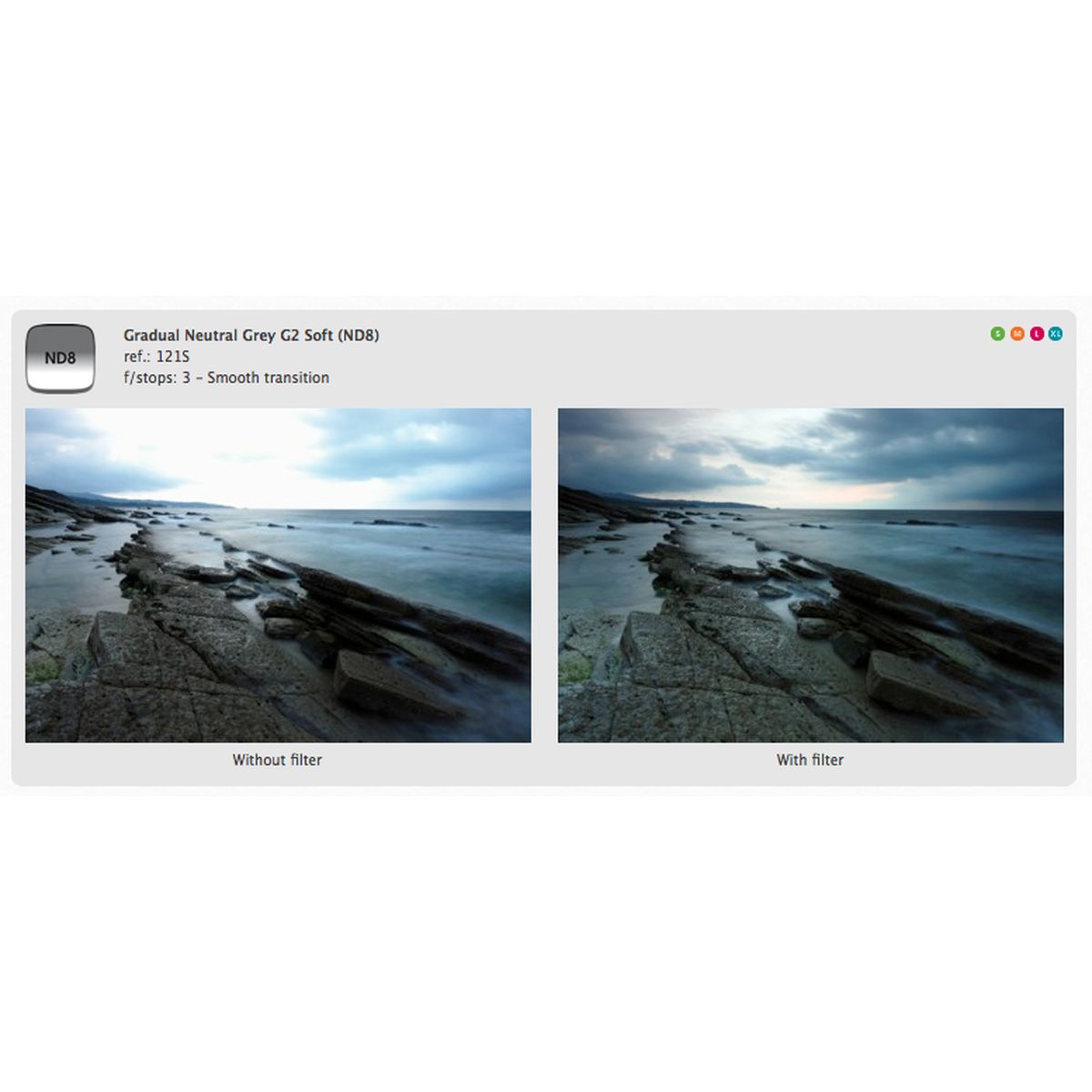 Cokin Filter X121S Neutral Grey G2-SOFT (ND8) (0.9)
