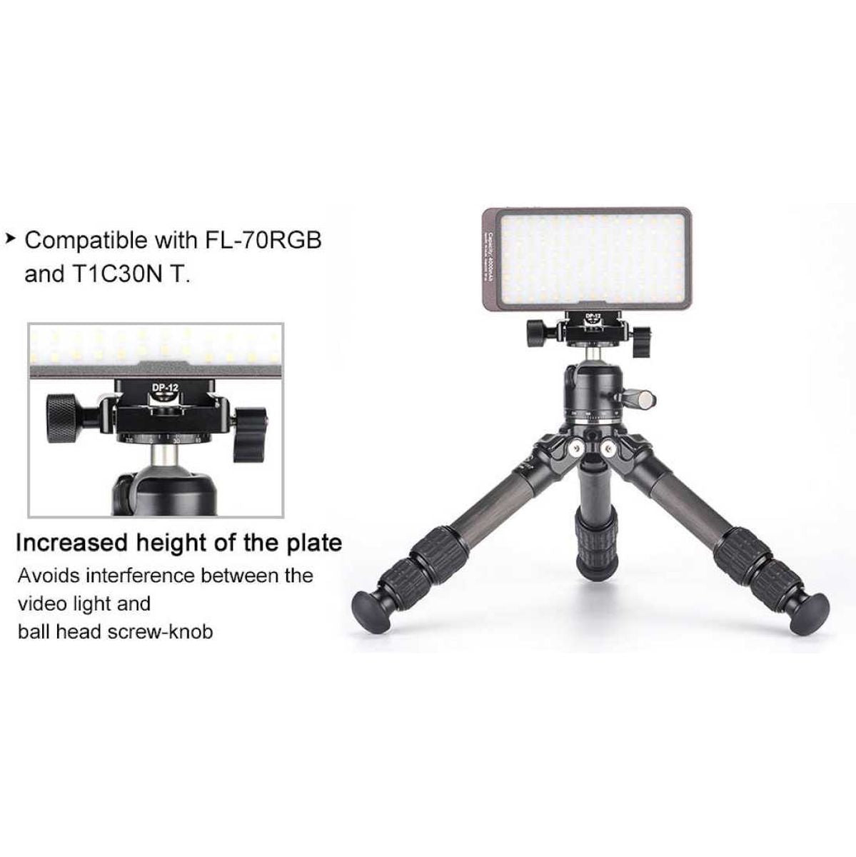 Sunwayfoto Quick Release Plate Mini DP-12
