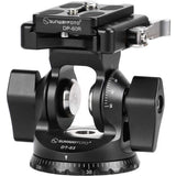Sunwayfoto Two-Way Head w/ Clamp And QR Plate DT-03