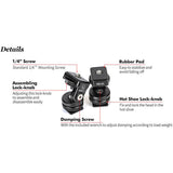 Sunwayfoto Hot Shoe Tilt Head HB-02