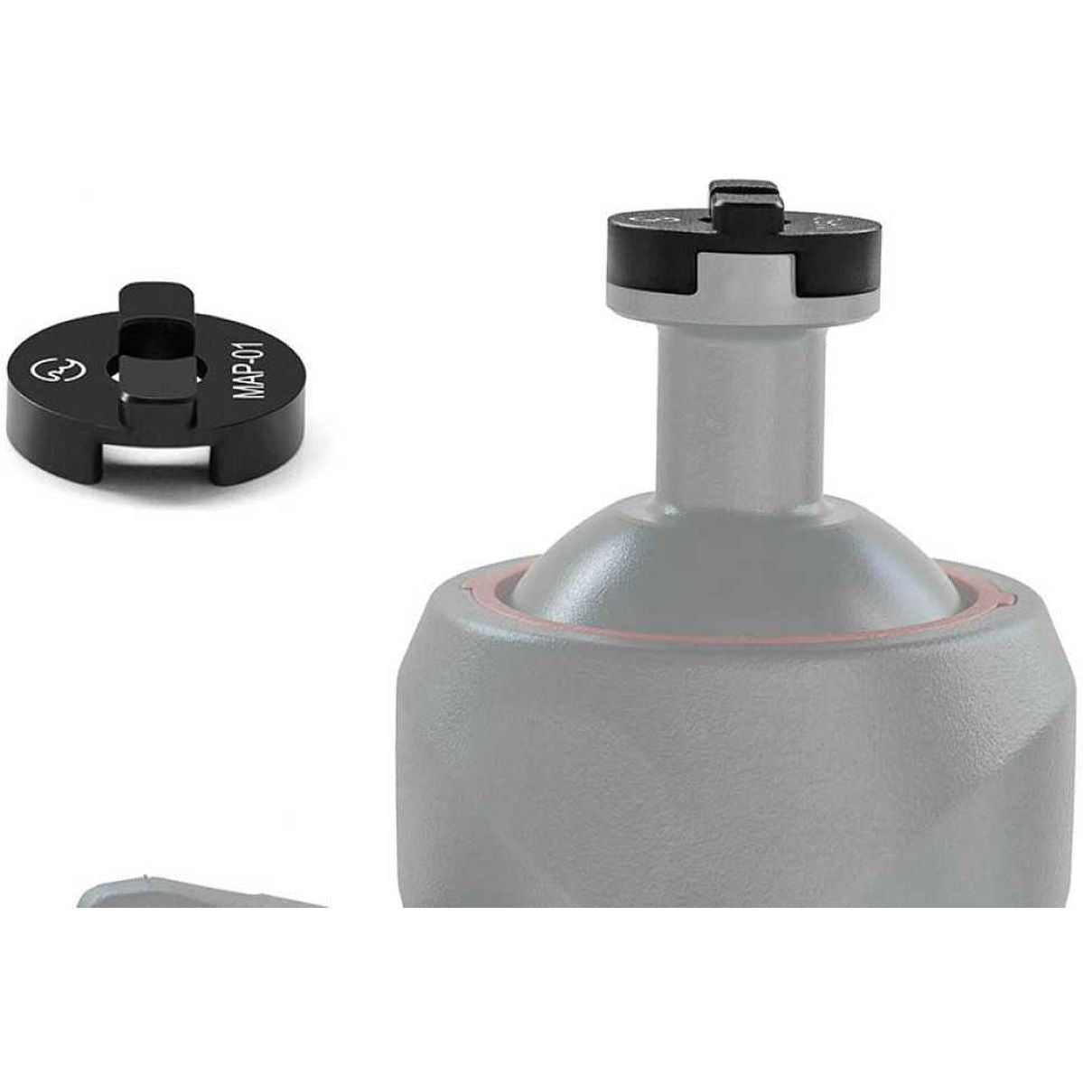 Sunwayfoto Manfrotto Ball Head Adapter Raised Top MAP-01 - image 3 of 5