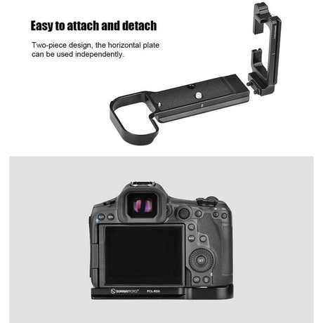 Sunwayfoto L-Plaat / L-Bracket Arca For Canon R5II (PCL-R5II) - image 2 of 5