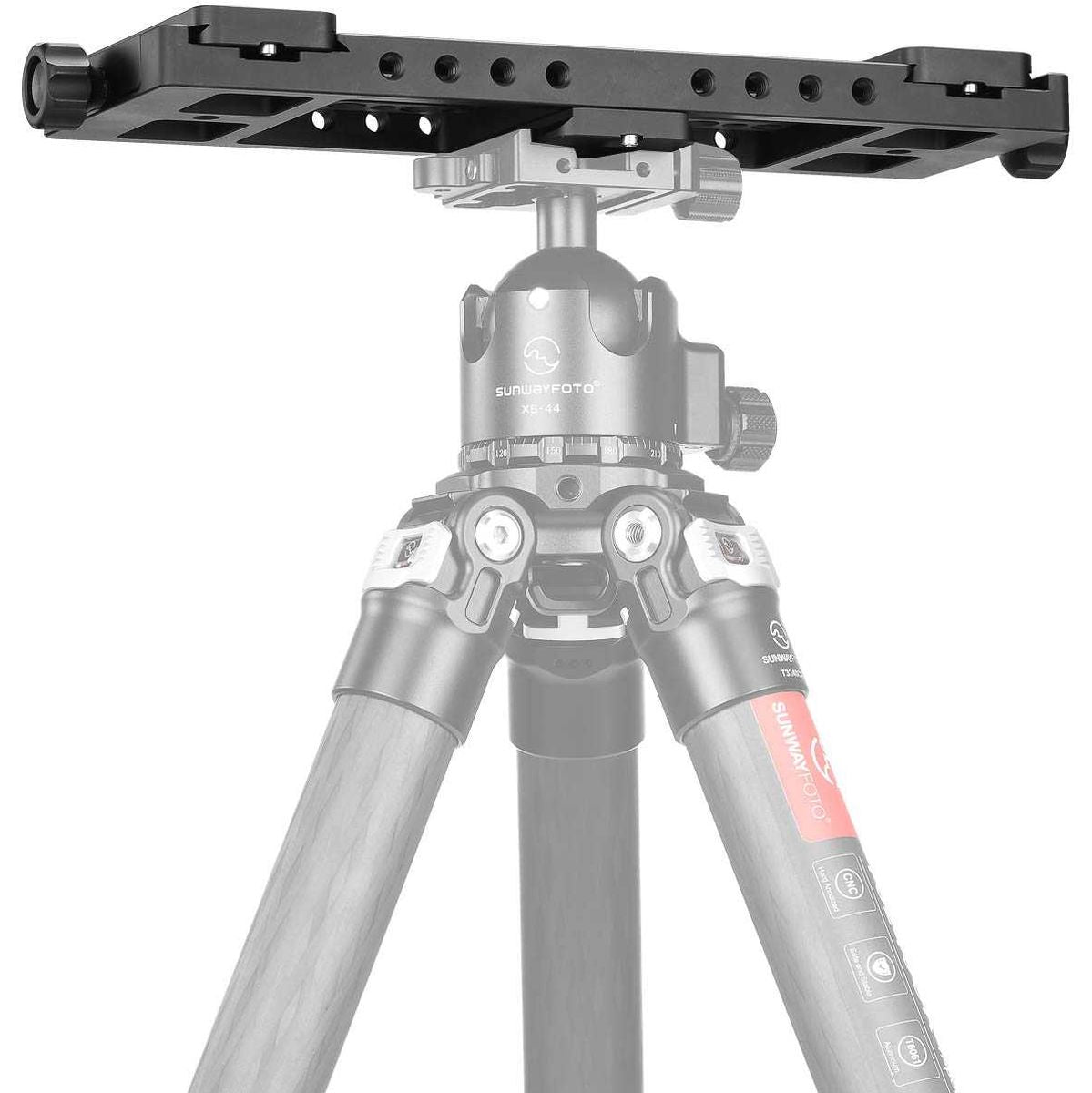 Sunwayfoto Double Arca Plaat w/ Accessory Mounts (TT-01) - image 3 of 5