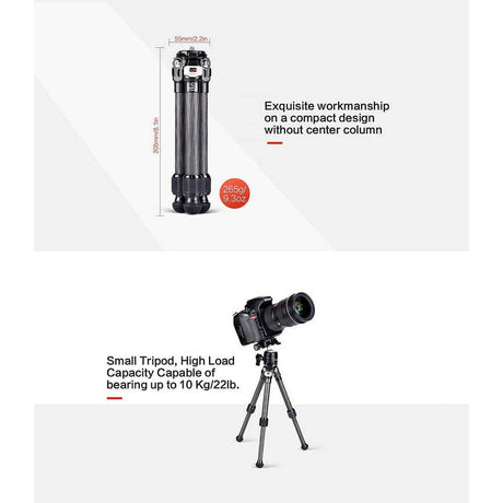 Sunwayfoto Macro Tripod Carbon + Ball Head EN Macro Rail (T16-Macro-Kit) - image 4 of 5