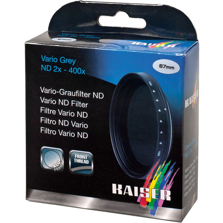 Kaiser Vario Neutral Density ND Filter ND 2X-ND 400X Lens Cap And Pouch Ø 37 mm - image 4 of 5