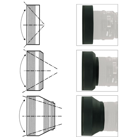 Kaiser 3 In 1 Lens Hood Ø 37 mm - image 2 of 3