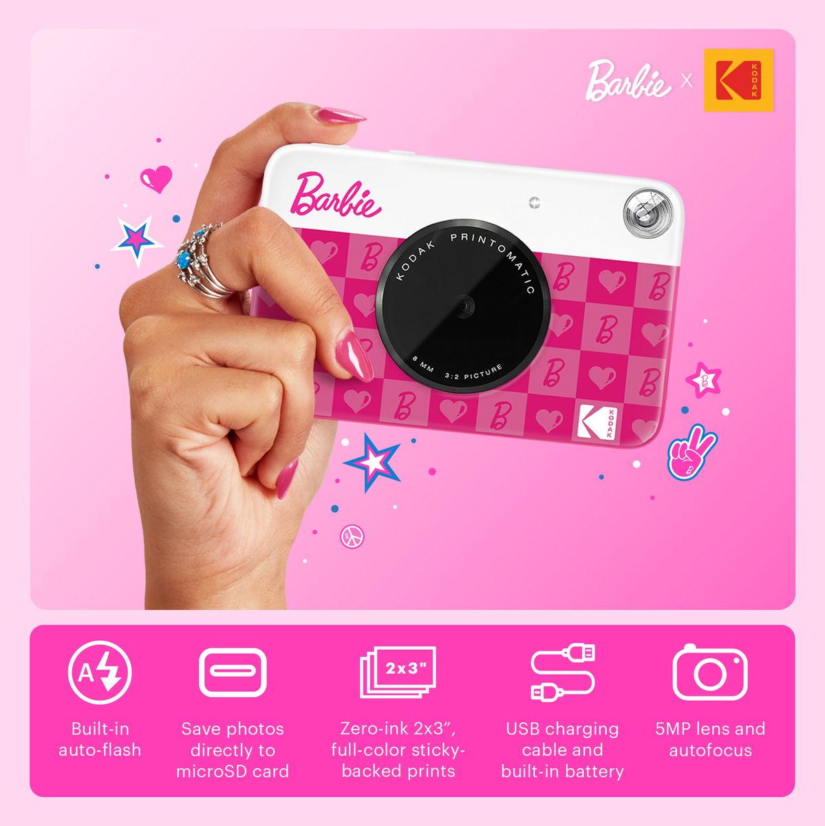 Kodak Printomatic Barbie Camera 1 - image 2 of 5