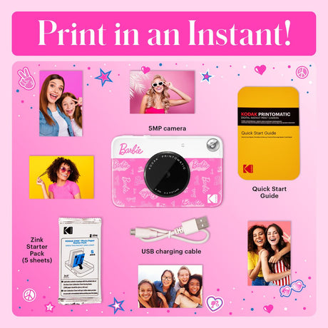 Kodak Printomatic Barbie Camera 2 - image 3 of 5