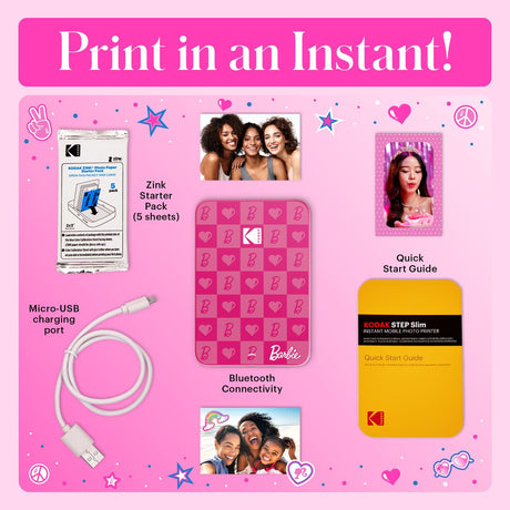 Kodak Step Printer Slim Barbie Printer 1 - image 3 of 5