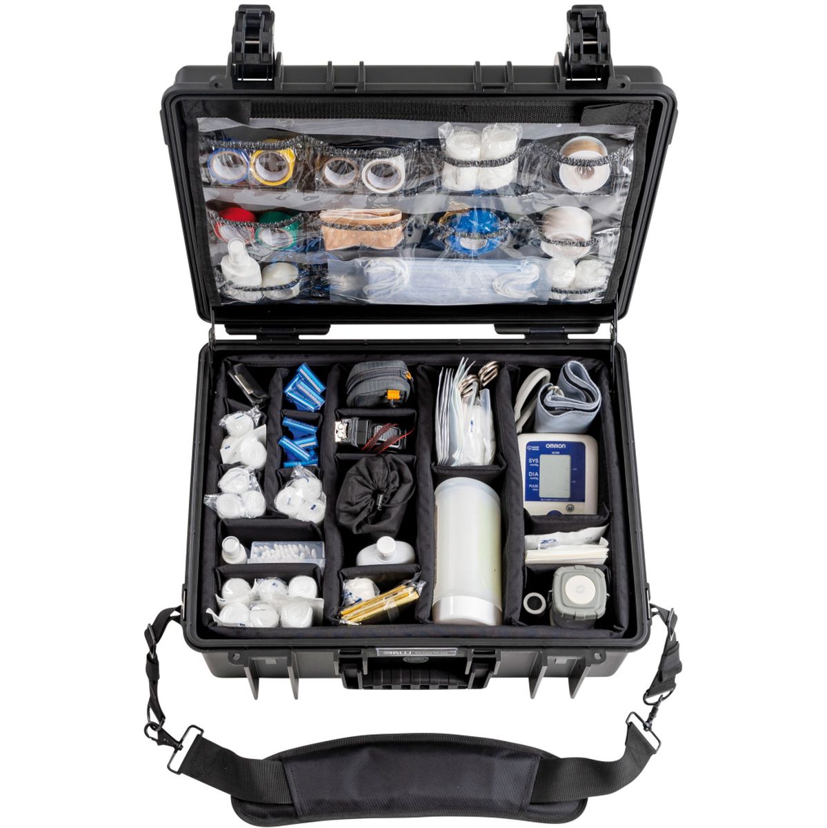 B&W Case Type 6000 w/ Medical Emergency Kit; Black - image 3 of 3