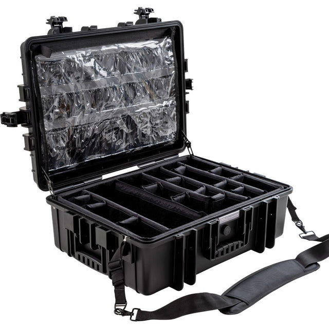B&W Case Type 6500 w/ Medical Emergency Kit; Black