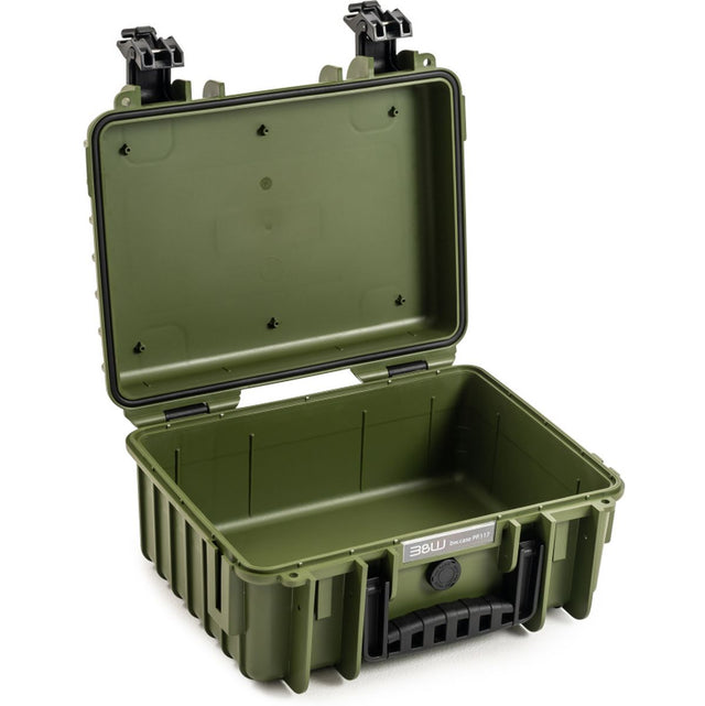B&W Bw.case PP.117; Case Type 3000; Empty; Bronze Green