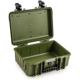 B&W Bw.case PP.166; Case Type 4000; Empty; Bronze Green