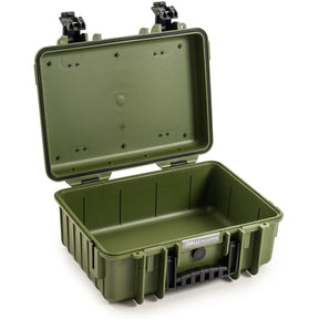B&W Bw.case PP.166; Case Type 4000; Empty; Bronze Green