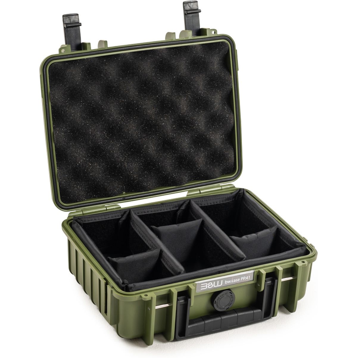 B&W Bw.case PP.41; Case Type 1000; Divider ; Bronze Green