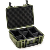B&W Bw.case PP.41; Case Type 1000; Divider ; Bronze Green