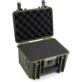 B&W Bw.case PP.66; Case Type 2000; Pre-Cut Foam; Bronze Green
