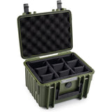 B&W Bw.case PP.66; Case Type 2000; Divider; Bronze Green