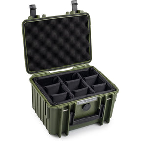B&W Bw.case PP.66; Case Type 2000; Divider; Bronze Green