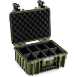 B&W Bw.case PP.117; Case Type 3000; Divider; Bronze Green