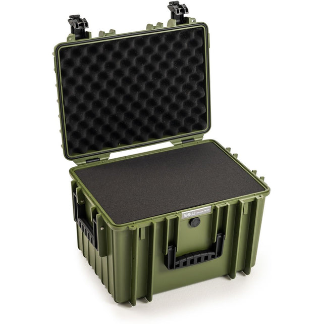 B&W Bw.case PP.379; Case Type 5500; Pre-Cut Foam; Bronze Green