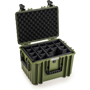 B&W Bw.case PP.379; Case Type 5500; Divider; Bronze Green