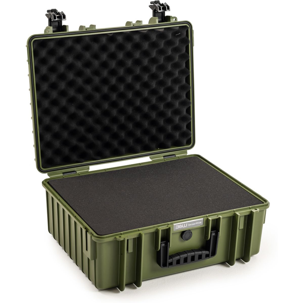 B&W Bw.case PP.326; Case Type 6000; Pre-Cut Foam; Bronze Green