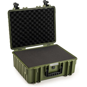B&W Bw.case PP.326; Case Type 6000; Pre-Cut Foam; Bronze Green