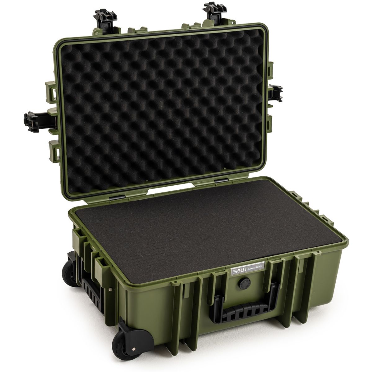 B&W Bw.case PP.428; Case Type 6700; Pre-Cut Foam; Bronze Green